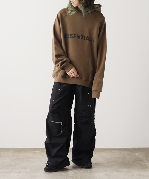 FOG ESSENTIALS(エフオージーエッセンシャルズ)の「FOG ESSENTIALS/エッセンシャルズ FRONT LOGO BOXY PULLOVER HOODIE フロントロゴ プルオーバーパーカー(パーカー・メンズ・ホワイト/ブラック/クリーム/ブラウン/ネイビー・S/M/L/XL)」の10枚目の写真