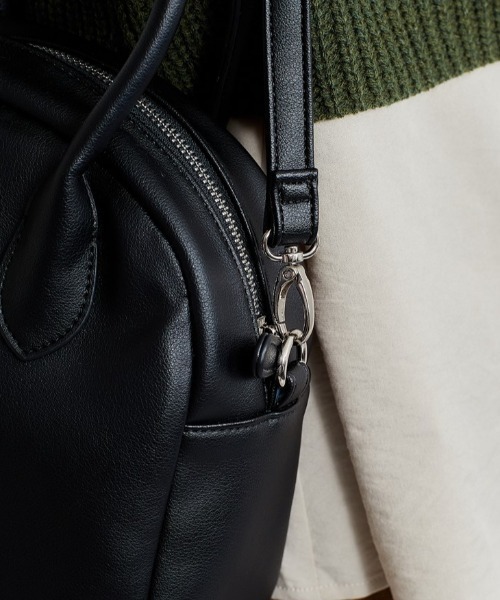 cepo（セポ）の「ミニボストンＢＡＧ（ハンドバッグ・レディース・グリーン/ブラック・FREE）」の4枚目の写真