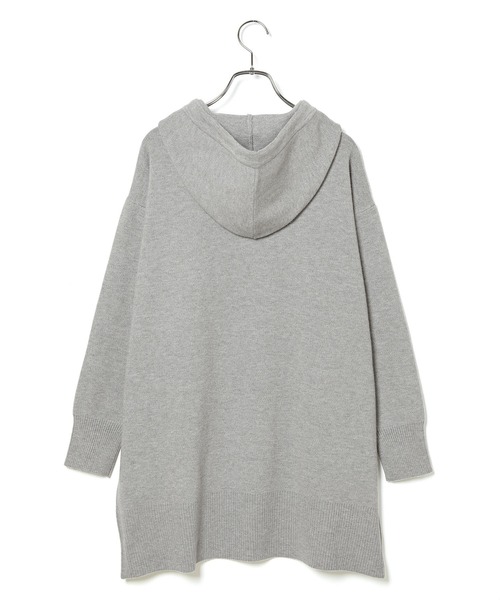 ADAM ET ROPE'(アダムエロペ)の「【アウトレット店舗・WEB限定】オーバーニットパーカー(パーカー・レディース・ブラック/グレー/イエロー/ベージュ系その他/キナリ・FREE)」の13枚目の写真