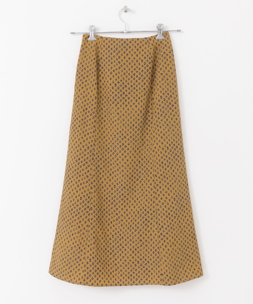 URBAN RESEARCH（アーバンリサーチ）の「ホグシプリントマーメイドロングスカート（スカート・レディース・ブルー/キャメル・38/36）」の20枚目の写真