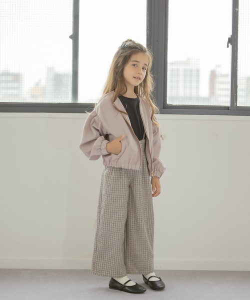 GLOBAL WORK（グローバルワーク）の「【キッズ】ワンダブルゾンGIRLS/957995（ブルゾン・キッズ・チャコールグレー/アイボリー/ライトピンク・130cm/140cm/110cm/100cm/120cm/160cm/150cm）」の22枚目の写真