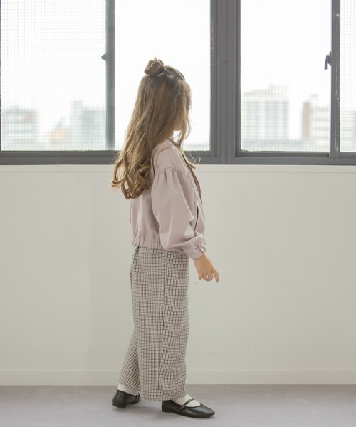 GLOBAL WORK（グローバルワーク）の「【キッズ】ワンダブルゾンGIRLS/957995（ブルゾン・キッズ・チャコールグレー/アイボリー/ライトピンク・130cm/140cm/110cm/100cm/120cm/160cm/150cm）」の4枚目の写真