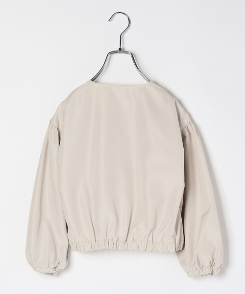 GLOBAL WORK（グローバルワーク）の「【キッズ】ワンダブルゾンGIRLS/957995（ブルゾン・キッズ・チャコールグレー/アイボリー/ライトピンク・130cm/140cm/110cm/100cm/120cm/160cm/150cm）」の11枚目の写真