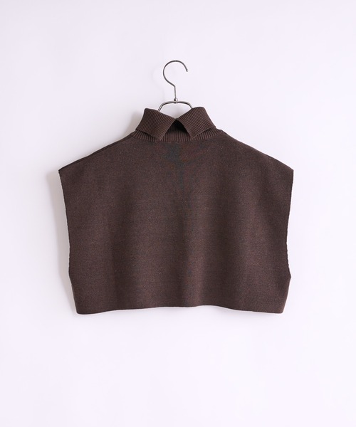 CIAOPANIC（チャオパニック）の「エコリッチショートベスト（ベスト・レディース・グリーン/ブラウン/ブラック・FREE）」の10枚目の写真