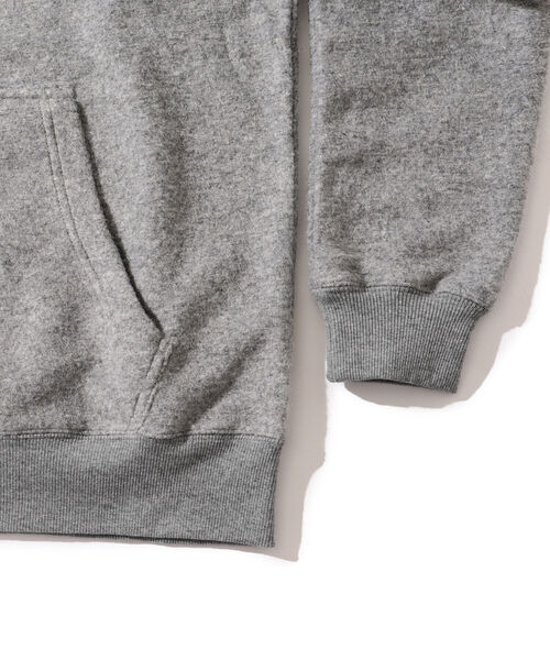 BEAMS LIGHTS（ビームスライツ）の「BEAMS LIGHTS / スライバーニット フルジップ パーカ（パーカー・メンズ・ブラック/グレー・SMALL/MEDIUM/LARGE）」の6枚目の写真