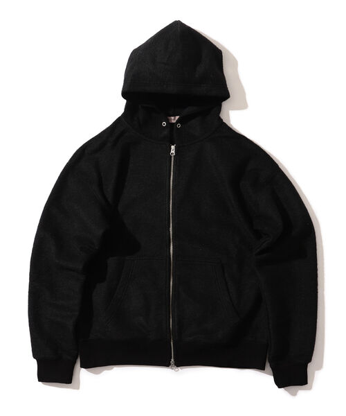 BEAMS LIGHTS（ビームスライツ）の「BEAMS LIGHTS / スライバーニット フルジップ パーカ（パーカー・メンズ・ブラック/グレー・SMALL/MEDIUM/LARGE）」の10枚目の写真