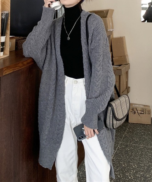 me+em select（ミームセレクト）の「※ケーブル編みゆるニット