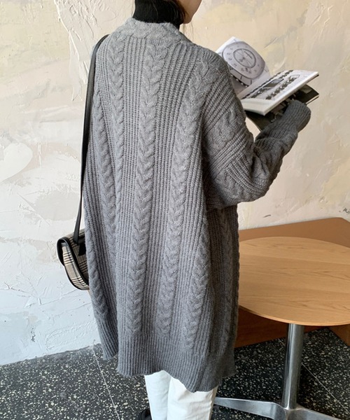 me+em select（ミームセレクト）の「※ケーブル編みゆるニット