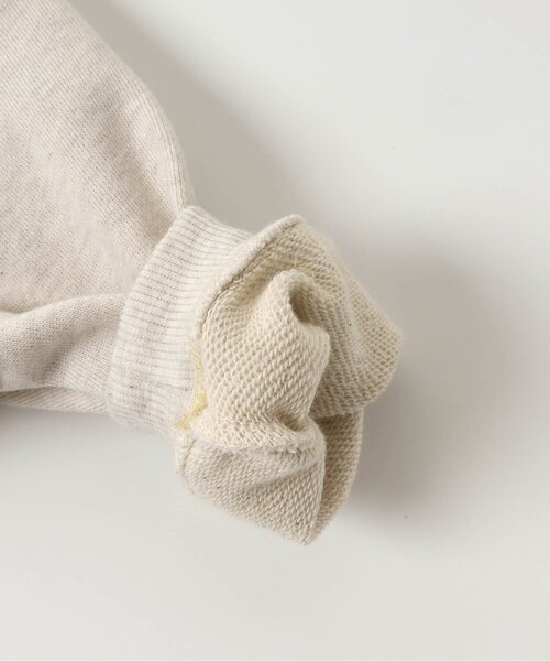 BREEZE（ブリーズ）の「ゆったりガゼットトレーナー（スウェット・キッズ・ネイビー/サックスブルー/チャコール/オレンジ/ベージュ/ライム/ピンク/アイボリー/ブルー・110/100/120/140/130/80/90）」の12枚目の写真