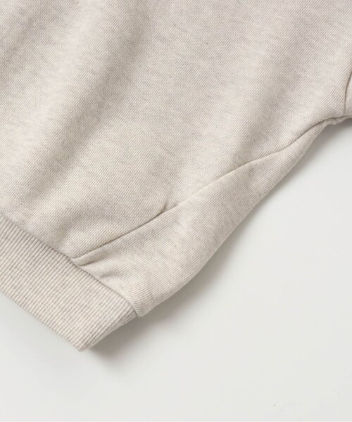 BREEZE（ブリーズ）の「ゆったりガゼットトレーナー（スウェット・キッズ・ネイビー/サックスブルー/チャコール/オレンジ/ベージュ/ライム/ピンク/アイボリー/ブルー・110/100/120/140/130/80/90）」の13枚目の写真