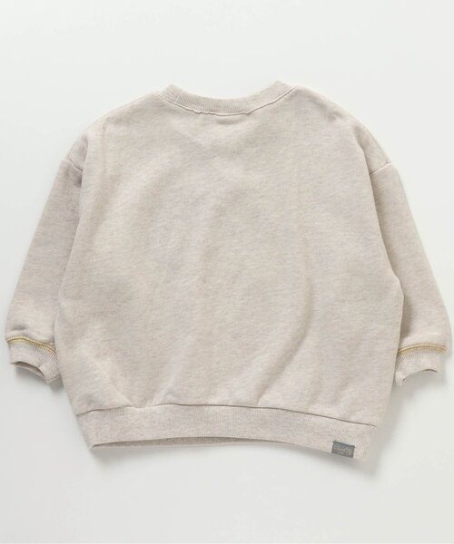 BREEZE（ブリーズ）の「ゆったりガゼットトレーナー（スウェット・キッズ・ネイビー/サックスブルー/チャコール/オレンジ/ベージュ/ライム/ピンク/アイボリー/ブルー・110/100/120/140/130/80/90）」の18枚目の写真