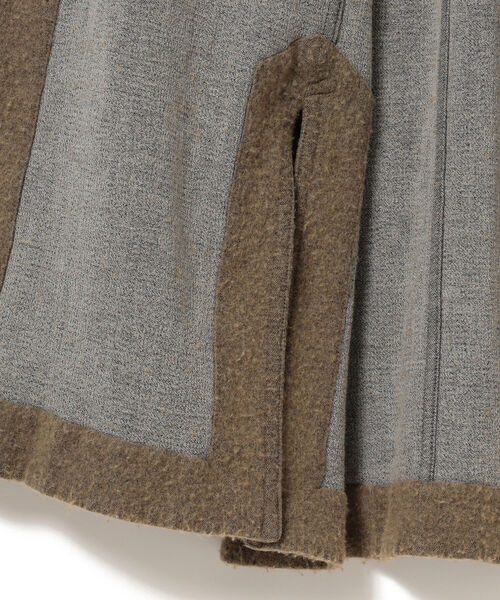 BEAMS BOY（ビームスボーイ）の「maturely / Blanket Gown（ノーカラーコート・レディース・オリーブ/ブラウン系その他4・ONE SIZE）」の10枚目の写真