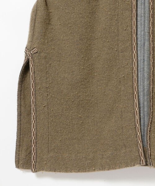 BEAMS BOY（ビームスボーイ）の「maturely / Blanket Gown（ノーカラーコート・レディース・オリーブ/ブラウン系その他4・ONE SIZE）」の8枚目の写真