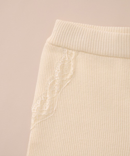 OLIVE des OLIVE（オリーブデオリーブ）の「ニットレースpettico（その他アンダーウェア/インナー・レディース・ブラック/オフホワイト・FREE）」の9枚目の写真
