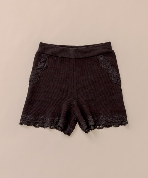 OLIVE des OLIVE（オリーブデオリーブ）の「ニットレースpettico（その他アンダーウェア/インナー・レディース・ブラック/オフホワイト・FREE）」の13枚目の写真