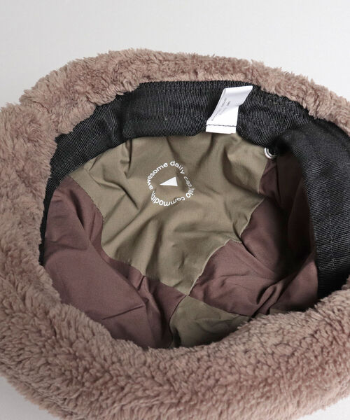 halo commodity(ハロ コモディティー)の「【halo Commodity/ハロ コモディティー】Kuna Fleece Cap フリースキャップ(ニットキャップ/ビーニー・メンズ・アイボリー/ブラック/モカ・FREE)」の4枚目の写真