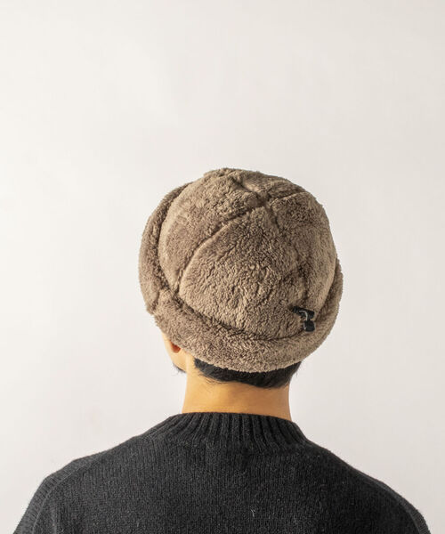 halo commodity(ハロ コモディティー)の「【halo Commodity/ハロ コモディティー】Kuna Fleece Cap フリースキャップ(ニットキャップ/ビーニー・メンズ・アイボリー/ブラック/モカ・FREE)」の7枚目の写真