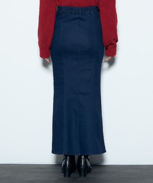 CECIL McBEE(セシルマクビー)の「デニムマーメイドスカート(デニムスカート・レディース・インディゴブルー・MEDIUM)」の7枚目の写真