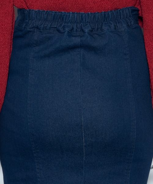 CECIL McBEE(セシルマクビー)の「デニムマーメイドスカート(デニムスカート・レディース・インディゴブルー・MEDIUM)」の8枚目の写真