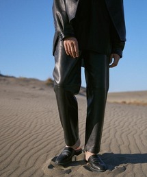 LIDNM（リドム）の「LEATHER STRAIGHT TROUSERS（その他パンツ・メンズ）」