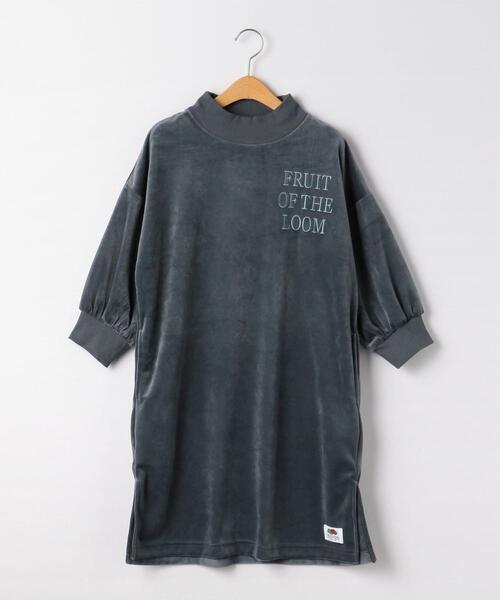 商品詳細 別注 Fruit Of The Loom フルーツオブザルーム Tj Ex ベロアワンピース 140cm 150cm Green Label Relaxing グリーンレーベル リラクシング 公式通販