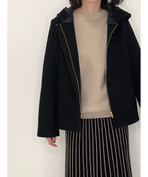 DRESKIP（ドレスキップ）の「◆ウール調2WAYジャケット（その他アウター・レディース・ブラック/ライトブルー/キャメル・04/03/02）」の21枚目の写真