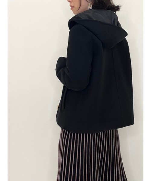 DRESKIP（ドレスキップ）の「◆ウール調2WAYジャケット（その他アウター・レディース・ブラック/ライトブルー/キャメル・04/03/02）」の14枚目の写真