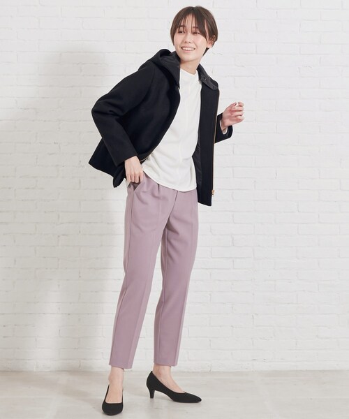 DRESKIP（ドレスキップ）の「◆ウール調2WAYジャケット（その他アウター・レディース・ブラック/ライトブルー/キャメル・04/03/02）」の6枚目の写真