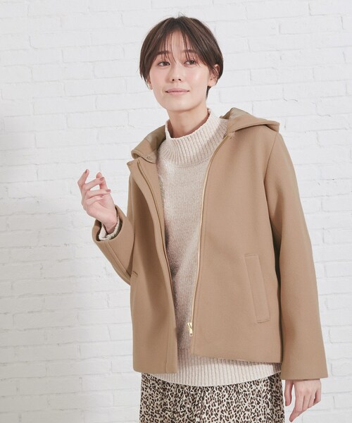 DRESKIP（ドレスキップ）の「◆ウール調2WAYジャケット（その他アウター・レディース・ブラック/ライトブルー/キャメル・04/03/02）」の16枚目の写真