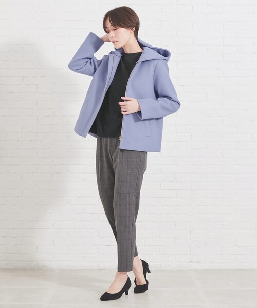 DRESKIP（ドレスキップ）の「◆ウール調2WAYジャケット（その他アウター・レディース・ブラック/ライトブルー/キャメル・04/03/02）」の5枚目の写真