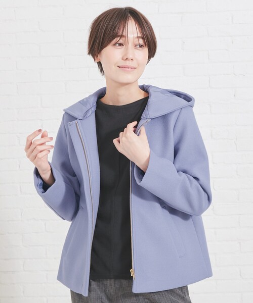 DRESKIP（ドレスキップ）の「◆ウール調2WAYジャケット（その他アウター・レディース・ブラック/ライトブルー/キャメル・04/03/02）」の17枚目の写真