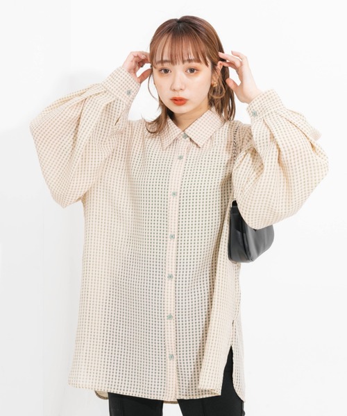 美品☆アンスクリア☆シャツ☆ギンガムチェック☆イレーヴ
