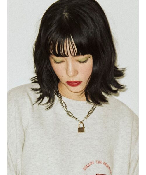 jouetie（ジュエティ）の「パドロックチェーンネックレス（ネックレス・レディース・シルバー/ゴールド・FREE）」の4枚目の写真