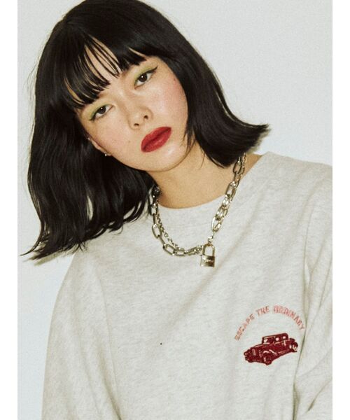 jouetie（ジュエティ）の「パドロックチェーンネックレス（ネックレス・レディース・シルバー/ゴールド・FREE）」の5枚目の写真