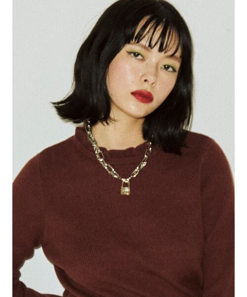 jouetie（ジュエティ）の「パドロックチェーンネックレス（ネックレス・レディース・シルバー/ゴールド・FREE）」の7枚目の写真