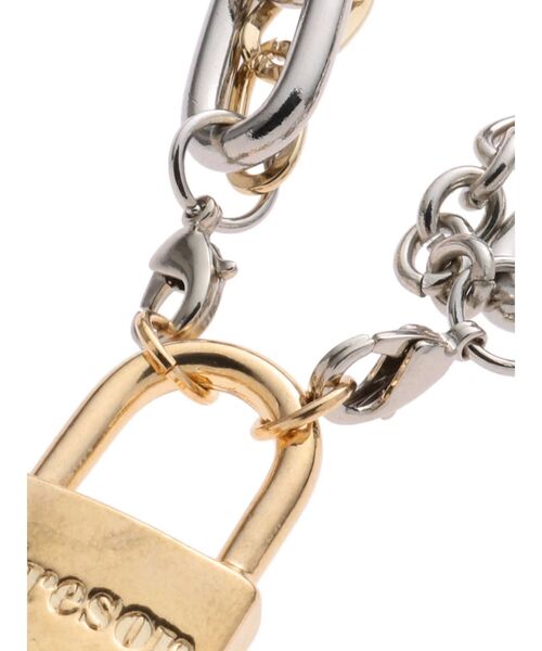 jouetie（ジュエティ）の「パドロックチェーンネックレス（ネックレス・レディース・シルバー/ゴールド・FREE）」の12枚目の写真