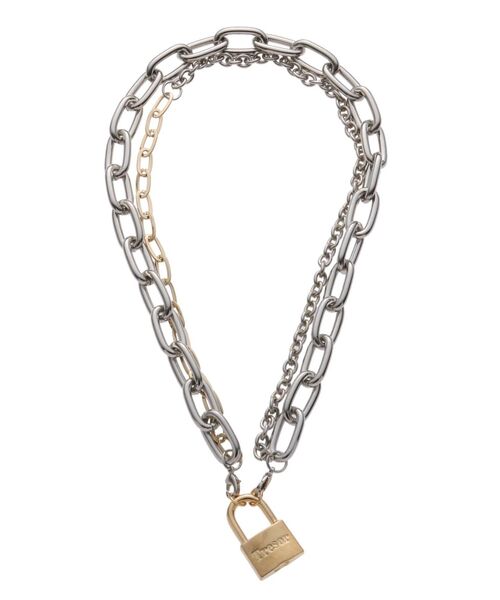 jouetie（ジュエティ）の「パドロックチェーンネックレス（ネックレス・レディース・シルバー/ゴールド・FREE）」の14枚目の写真