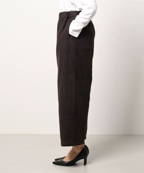 Samansa Mos2（サマンサ モスモス）の「柄アソートゆるストレートパンツ（その他パンツ・レディース・チャコール/グレー/ベージュ/キナリ・ﾌﾘ-）」の5枚目の写真