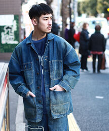 BEAMS / ルーズ デニム カバーオールを使ったその他ユーザーのメンズ 