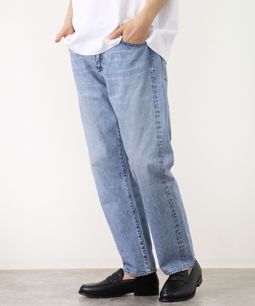 CAL O LINE(キャルオーライン)の「【 CAL O LINE / キャル オー ライン 】button fly jeans ボタンフライ ジーンズ ストレート CAL-1973 SES(デニムパンツ・メンズ・ライトブルー・30/32/34)」の3枚目の写真