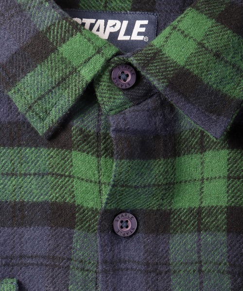 staple（ステイプル）の「【STAPLE】迷彩オーバーシャツ（シャツ/ブラウス・メンズ・ネイビー/オリーブ・2XL/L/M/XL）」の15枚目の写真