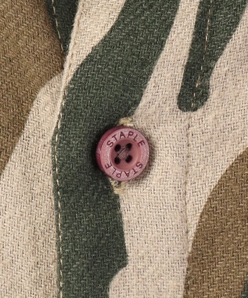 staple（ステイプル）の「【STAPLE】迷彩オーバーシャツ（シャツ/ブラウス・メンズ・ネイビー/オリーブ・2XL/L/M/XL）」の9枚目の写真