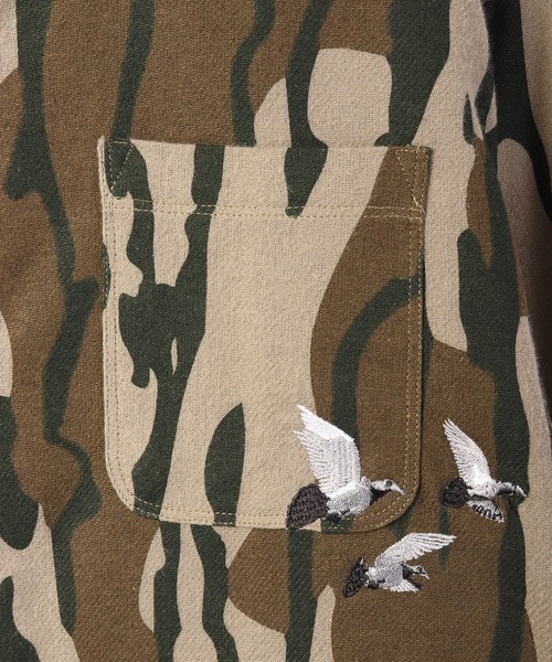 staple（ステイプル）の「【STAPLE】迷彩オーバーシャツ（シャツ/ブラウス・メンズ・ネイビー/オリーブ・2XL/L/M/XL）」の7枚目の写真