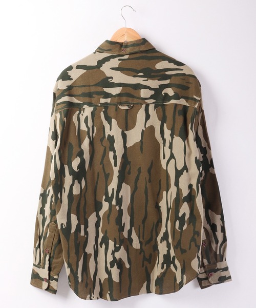 staple（ステイプル）の「【STAPLE】迷彩オーバーシャツ（シャツ/ブラウス・メンズ・ネイビー/オリーブ・2XL/L/M/XL）」の4枚目の写真