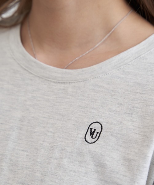 VANNIE U(ヴァニーユー)の「インスリットロゴロンT(Tシャツ/カットソー・レディース・ホワイト/ナチュラル/ブラック・FREE)」の10枚目の写真
