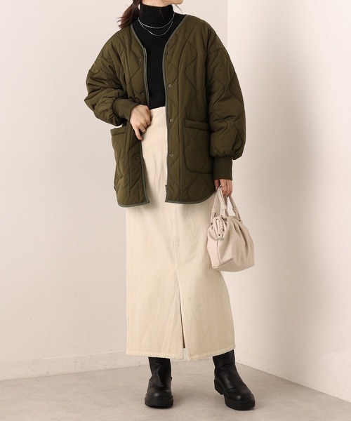 one after another NICE CLAUP（ワンアフターアナザーナイスクラップ）の「フェイクレザーガマ口ショルダーバック（ショルダーバッグ・レディース・ブラウン/サックスブルー/アイボリー・FREE）」の10枚目の写真