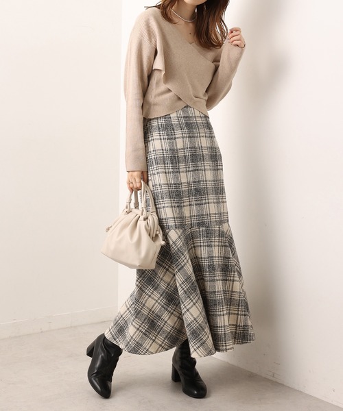 one after another NICE CLAUP（ワンアフターアナザーナイスクラップ）の「フェイクレザーガマ口ショルダーバック（ショルダーバッグ・レディース・ブラウン/サックスブルー/アイボリー・FREE）」の11枚目の写真