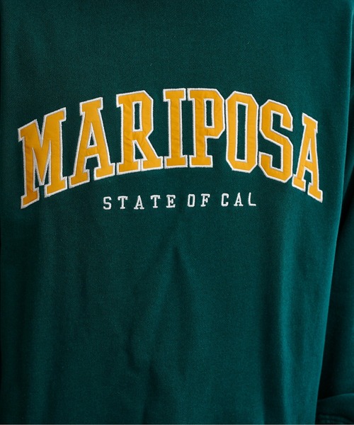 CPCM（シーピーシーエム）の「アップリケ刺繍裏毛クルースウェット（スウェット・メンズ・チャコールグレー/オフホワイト/ブルー/グリーン・MEDIUM/LARGE）」の18枚目の写真