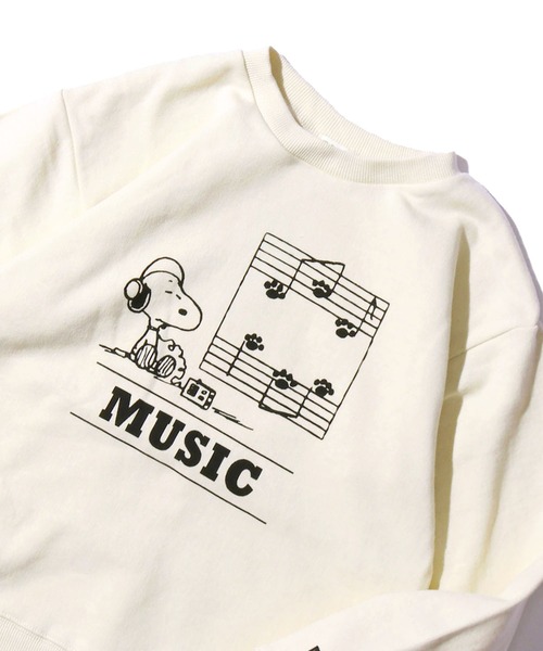 F O Kids エフオーキッズ Peanuts コラボ イラスト トレーナー カラー スヌーピー スウェット F O Kids エフオーキッズ のファッション通販 Zozotown