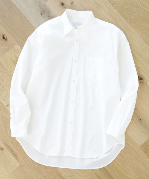 B:MING by BEAMS(ビーミングバイビームス)の「【FINE BOYS6月号掲載】B:MING by BEAMS / ワイドフィット タイプライター シャツ(シャツ/ブラウス・メンズ・サックスブルー/グリーン/ホワイト系その他6・SMALL/MEDIUM/LARGE/X-LARGE)」の22枚目の写真